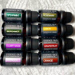 NWT 8 Essential Oils Set Lavender Sage Lemon Rosemary
